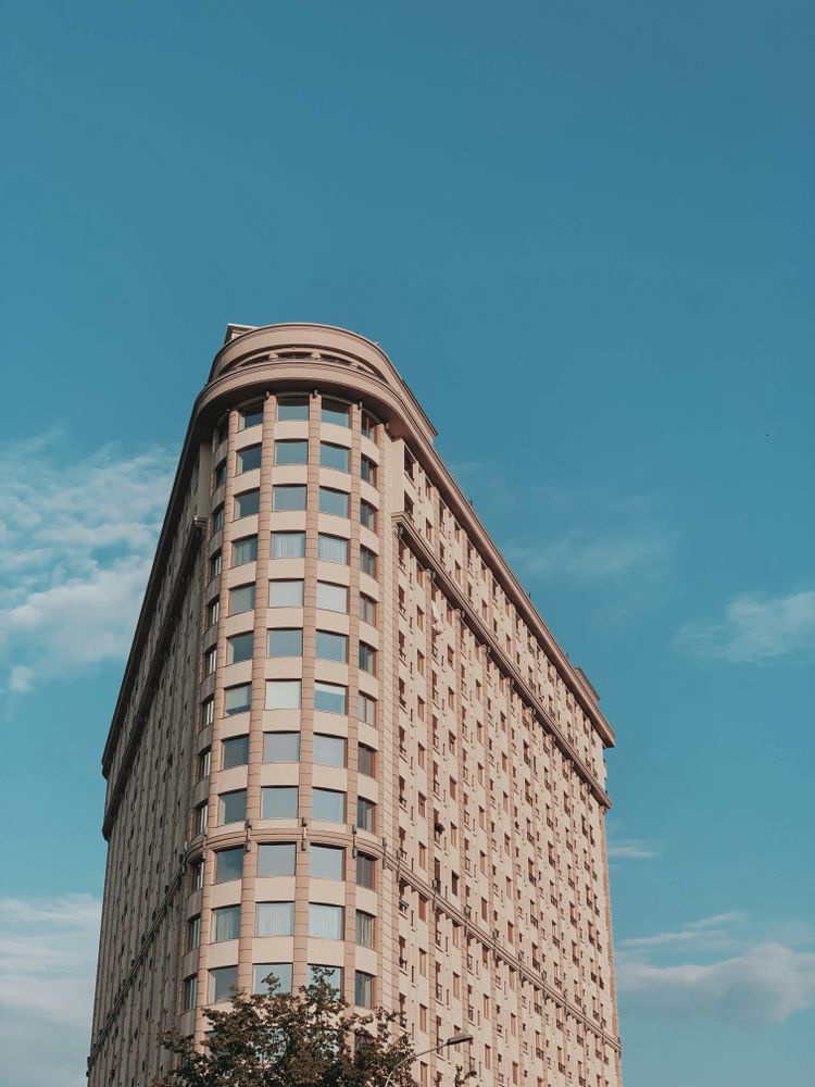 low-angle photography of building