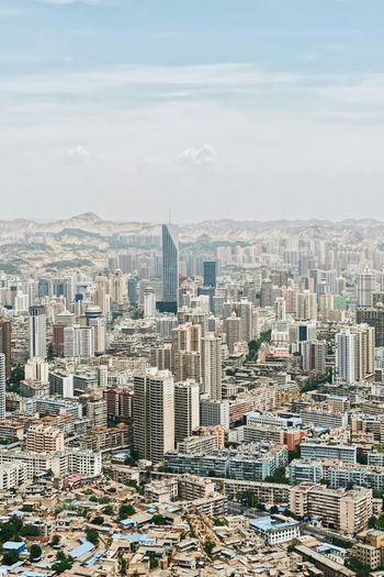 aerial view of city buildings during daytime