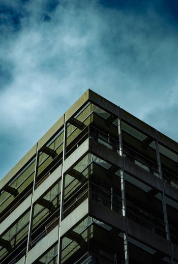 a building with glass windows