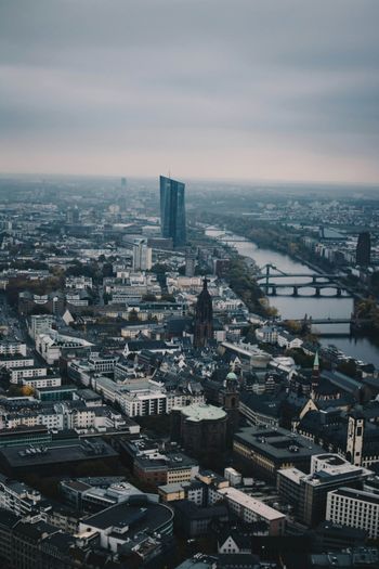 aerial photography of high rise buildings