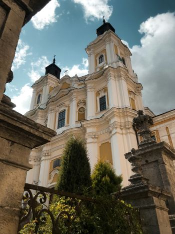 a building with a clock tower